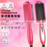 Newest 3 in 1 Hair Straightener Comb Brush and Curling Iron thumbnail-1