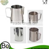 Stainless steel 18/8 milk pitcher SGS FDA wholesale milk pitcher