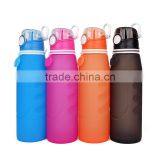 1L Large Volume Soft Silicone Reusable Water Bottle thumbnail-2
