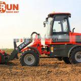 2015 New Design Everun 1.0 Ton Small Agricultural Machine Mini Wheel Loader With Sweeper thumbnail-4