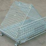Folding Hot-dip Galvanized Wire Mesh Container thumbnail-1