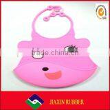 Best Selling Folding Washable Plain Adjustable Silicone Baby Bib Waterproof thumbnail-5