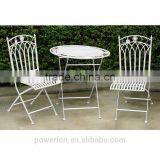 Fabulous French Style Bistro Set Wrought Iron 2 Chair 70cm Table thumbnail-1