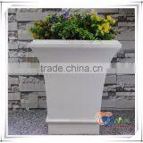Fiberglass Hot Sale Square Balcony Flower Plant Pot thumbnail-2