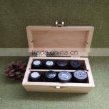 Upscale Recycled Decorative Discount Enjoyable Essential Oil Wooden Storage Box for 8 Small 5 ML Bottles With Hinges Wholesale thumbnail-6