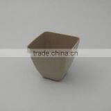 Factory Sell 100% Biodegradable Bamboo Fiber Flower Pot thumbnail-5