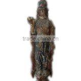 Antique wooden statue of Bodhisattva,Antique wooden statues,Religious sculptures