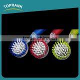 Toprank New Design Household Colorful Round Head Plastic Dish Pot Scrub Brush With Handle For Kitchen Cleaning thumbnail-2
