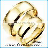 Custom Made Ladies Stainless Steel Rings Gold Plated thumbnail-3