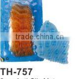 8pcs Anti-slip PVC Plastic Small Bathroom Mat Shell Shape thumbnail-1