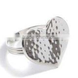 heart shape shiny napkin ring for sale
