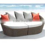 Fashion and Modern Rattan/ Wicker Daybed Outdoor Furniture Oval Shape thumbnail-1