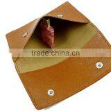 Personalized Passport Holder in Brown Leather Passport Cover thumbnail-1