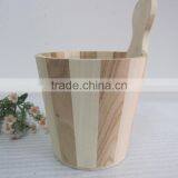 Custom Wooden Barrel, High Quality Wooden Cask, Wooden Bucket With Handle thumbnail-6