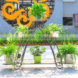 2016 Factory Custom Handmade Metal Garden Flower Pot Stand thumbnail-4