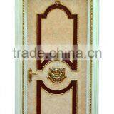 Luxury Imperial Vintage White Wood Entry Door in French Palace Style BF11-12221b