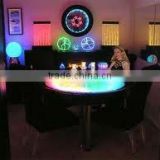 LED lit table
