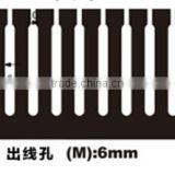 High Quality Insulation 40*30mm Gray Square PVC Wiring Duct thumbnail-2