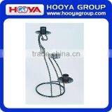 Decorative Black Metal Candle Holder thumbnail-1