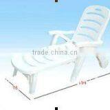 Beach Chair With Wheels White-5 Position Adjustable Back-foldable thumbnail-1