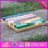 2016 New Design 100 Pieces Arrange Blocks Children Classic Wooden Toys W14A181 thumbnail-6