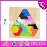 2017 Best Design Classic Brain Teaser Wooden Triangle Puzzle for Kids Education W14A167 thumbnail-2
