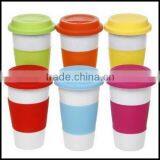 TRAVEL COFFEE Lid TEA MUG CUP SILICONE SLEEVE CAMPING OUTDOOR HOT DRINK Plastic Cups,custom Plastic Travel Coffee Cups Suppliers thumbnail-1