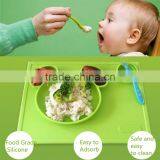 BPA Free Silicone Placemat Food Tray for Baby thumbnail-4