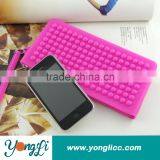 China Supplier Wholesale Silicone Women Zip Clutch Wallet thumbnail-1