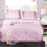 2016 New Summer Queen/Full/Twin Size Bedding Mat Kit Ice Silk Three Piece Set Mat Cartoon KT Cat Mattress Cover thumbnail-1
