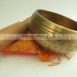 High Quality Buddhist Meditation Healing Hammered Tibetan Singing Bowl thumbnail-2