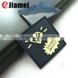 Soft Rubber Label Patch Cheap Custom Cloth Stick on Pvc Badge