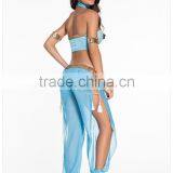 Women Sexy Turquoise Blue Egyptian Belly Dance Costum Lingerie Sets LD6045 thumbnail-5