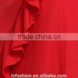 Clothing Wholesale Red Ruffles Latest Fashion Ladies Skirt Suits thumbnail-5
