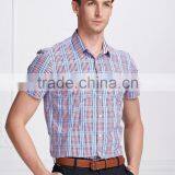 Egyptian Cotton Plaid Men Shirt SHL104 thumbnail-1