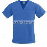 Wholesale 100% Cotton Medical Short Sleeve Unisex Green Surgical Gown thumbnail-3