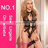 2015 High Quality Hot Sales Sexy Micro Teddy Lingerie Queen Size Sexy Lingerie Sexy Lingerie Fishnet Teddy thumbnail-1