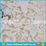 High Quality White 100 Cotton Embroidery Guipure Lace Fabric for Clothing thumbnail-4