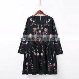 Maxnegio Latest Embroidery Plus Size Flower Girl Cute Casual Dress thumbnail-3