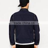 Boys Fancy Jacket Dark Blue With Metal Button Outdoor Casual Wear thumbnail-2