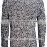 2014 Hot Sale Old Grey Knitted Ribbed Men's Pullover Sweater thumbnail-2