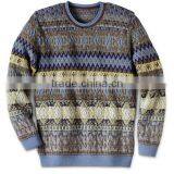 Latest Design Fancy Pullover Knitted Man Wool Sweater thumbnail-2