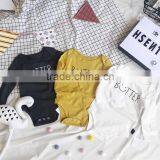 0-3 Years 2017 Baby Romper Autumn Cotton Letter Babys Jumpsuits (pick Size Color ) thumbnail-1