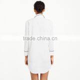 Nightshirt End on End Cotton Dress and Pajama thumbnail-2