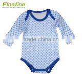 New Born Cool Pattern Plain Organic Baby Romper Clothing thumbnail-2