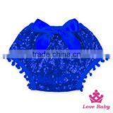 Plain Hot Pink Sequins Baby Bloomers 0-2 Years Old Girls Cotton Bloomers Fashion Style Baby Bloomers Wholesale thumbnail-3