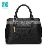 Versatile High Quality PU Leather Women Solid Color Handbag thumbnail-2