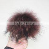 Myfur Custom Color and Size Wholesale Real Raccoon Fur Ball thumbnail-4