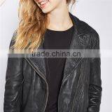 Custom Italian Cool Quilted Bomber Leather Motorcycle and Biker Jacket thumbnail-2