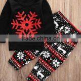2017 Baby Boutique Wholesale Fashion Nova Clothing Snow Flower Designs Christmas Girls Outfit Online Shopping China Clothes thumbnail-1
